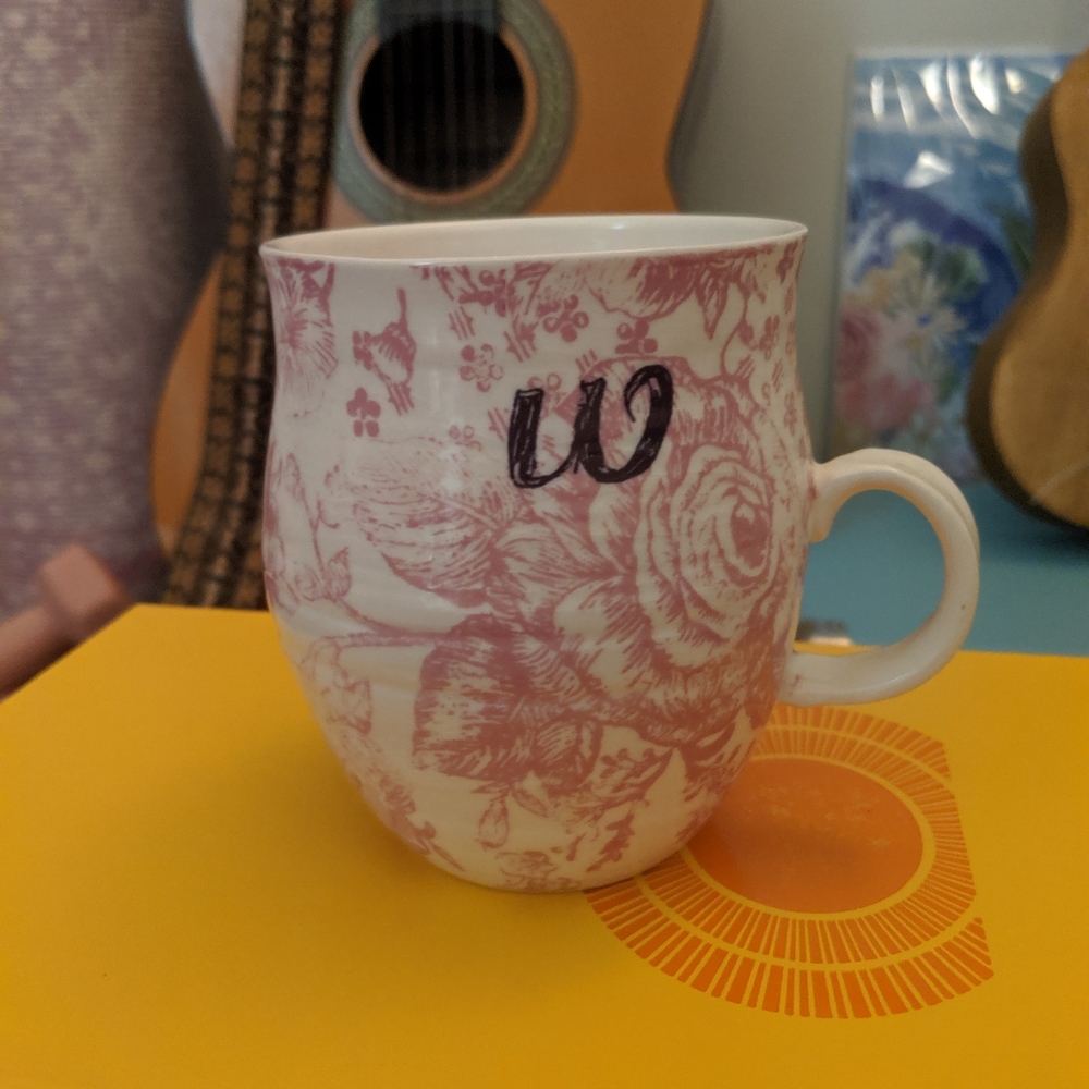 Anthropologie Initial Mug "W" *reserved*